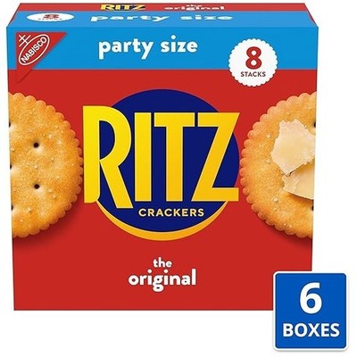 RITZ Original Crackers, Snacks for Kids and Adults, 6- Boxes