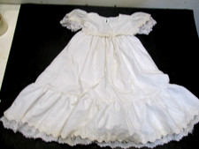 Vintage Alexis White Lace Baby Girl Dress 3 months