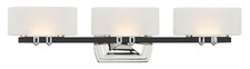 Minka Lavery 3013-L Drury 3 Light 27"W LED Bathroom Vanity Light - Coal /