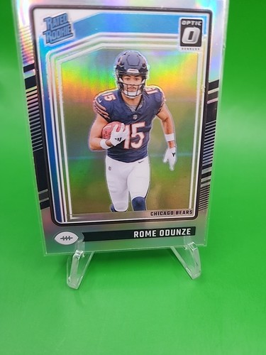 2024 Donruss Optic - Rated Rookie Holo Prizm - (RC) - Bears - ROME ODUNZE #286 - Picture 4 of 10