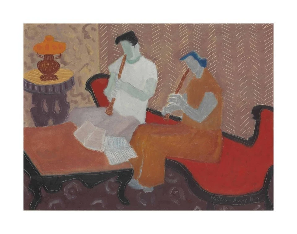 Milton Avery The Musicians : Archival Quality Giclée Art Print - Image 2 of 2