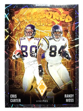 HOF'ers RANDY MOSS/ CRIS CARTER Vikings 2024 Phoenix TREASURED TANDEMS LAZER