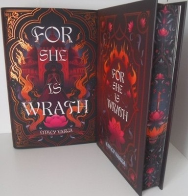 BN Fairyloot Excl 'For She is Wrath' Emily Varga  Signed Author letter, Sprayed
