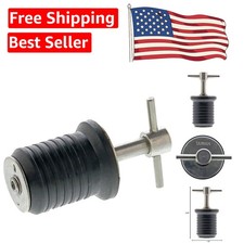 Corrosion-Resistant 1-Inch Stainless Steel Drain Twist Plug - Easy Installation