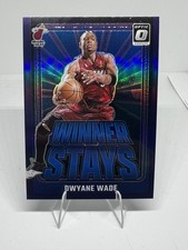 2024-25 Panini Donruss Optic Dwayne Wade Winner Stays Purple Prizm SP Miami Heat