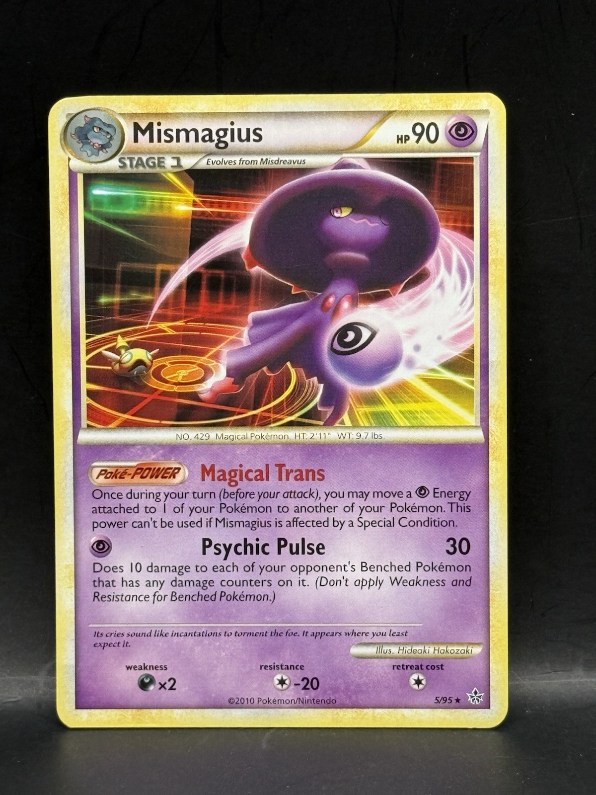 Pokemon Card - Mismagius 5/95 - Pokemon Unleashed regular Rare