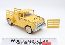 Tonka Yellow Classic Stake Farm Pickup 1962 Pressed Steel Vehicle Vintage