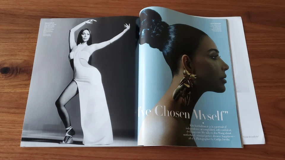 Kim Kardashian Vogue Magazine US March 2022 'Kim's New World' - Image 4 of 4