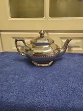 vintage Bewley Pottery sutherland mirror finish ceramic teapot, Art Deco 1930’s 