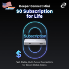 Deeper Connect Mini Decentralized VPN Router Lifetime Free for Travel Home NEW