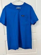 Jaanuu Rhys ULTRAlite Scrub Top Royal Blue Men s Medium Stretch