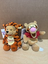 Disney Store Winnie the Pooh as Tigger  Tigger as Pooh 8" Plush New with Tags