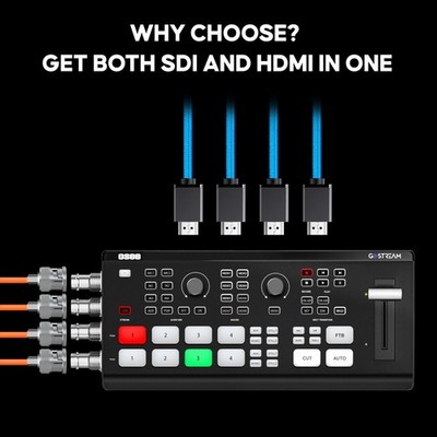 Osee GoStream Duet Multiple Camera SDI and HDMI Live Stream Video