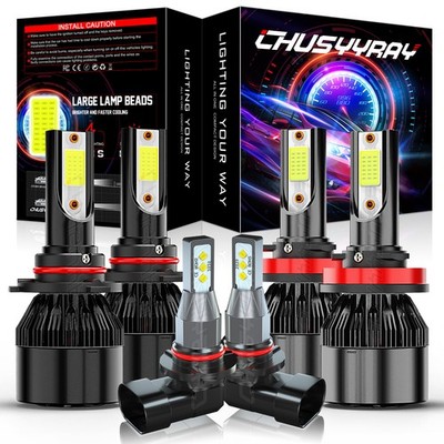 For Ford F 150 2015-2020 Faro LED Hi/Lo Beam + bombillas de luz antiniebla