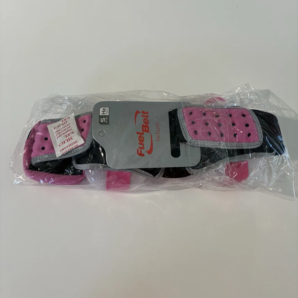 FuelBelt Helium 2-Bottle Hydration Belt Running NWT Size S 27-29 Pink NEW - Image 2 of 4