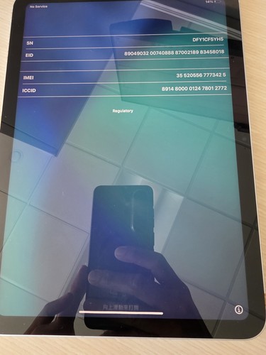 Apple iPad 11th Gen A16 128GB Wi-Fi and LTE Silver READ