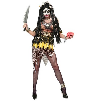 Widmann Voodoo Priestess (Dress, Cuffs, Headband) (L) Different Colors