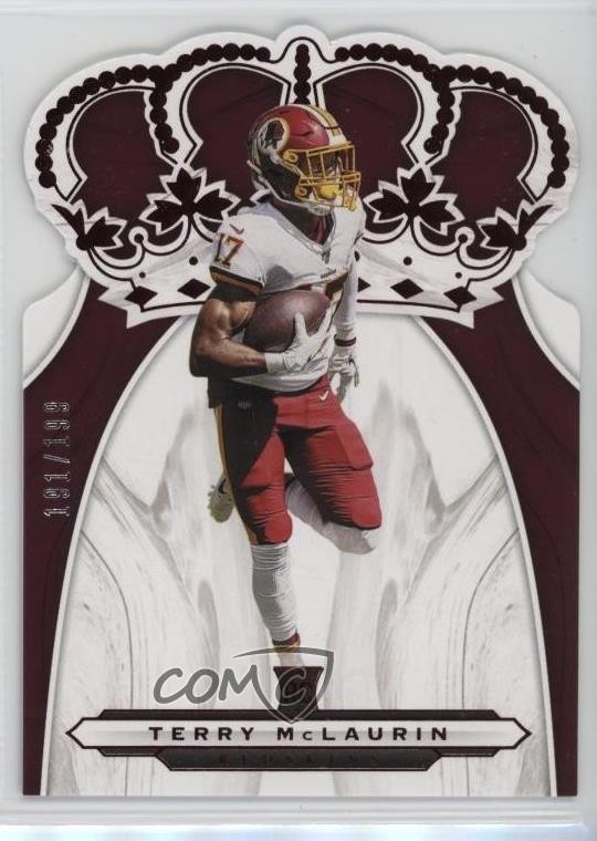 2019 Panini Chronicles Crown Royale Red /199 Terry McLaurin #CR-24 Rookie RC 3hd