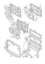 Genuine VW AUDI SKODA SEAT Golf Sportsvan Variant Jetta Fan Ring 5Q0121205BB