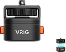 1/4"-Thread Action Camera Quick-Release Plate with Safety Lock