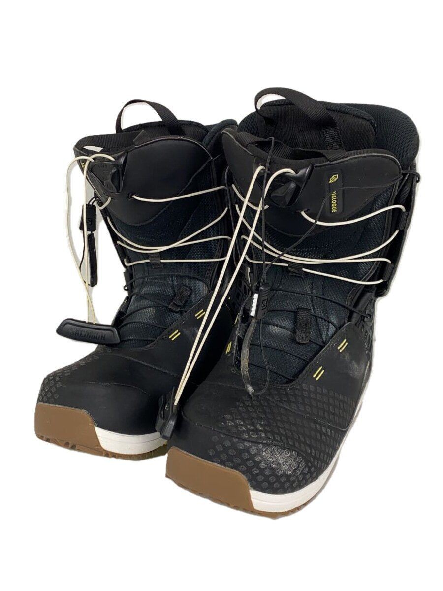 Stivali da snowboard Salomon 27 5 cm lacci neri DIALOGO usati