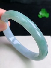 53.6mm Grade A Icy Green  Jadeite Jade Bracelet Bangle 1201