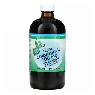 Liquid Chlorophyll With Spearmint And Glycerin 16 Oz