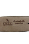 De Vecchi Womens Leather Gold Tone Detail Belt Black Size Large — photo 3