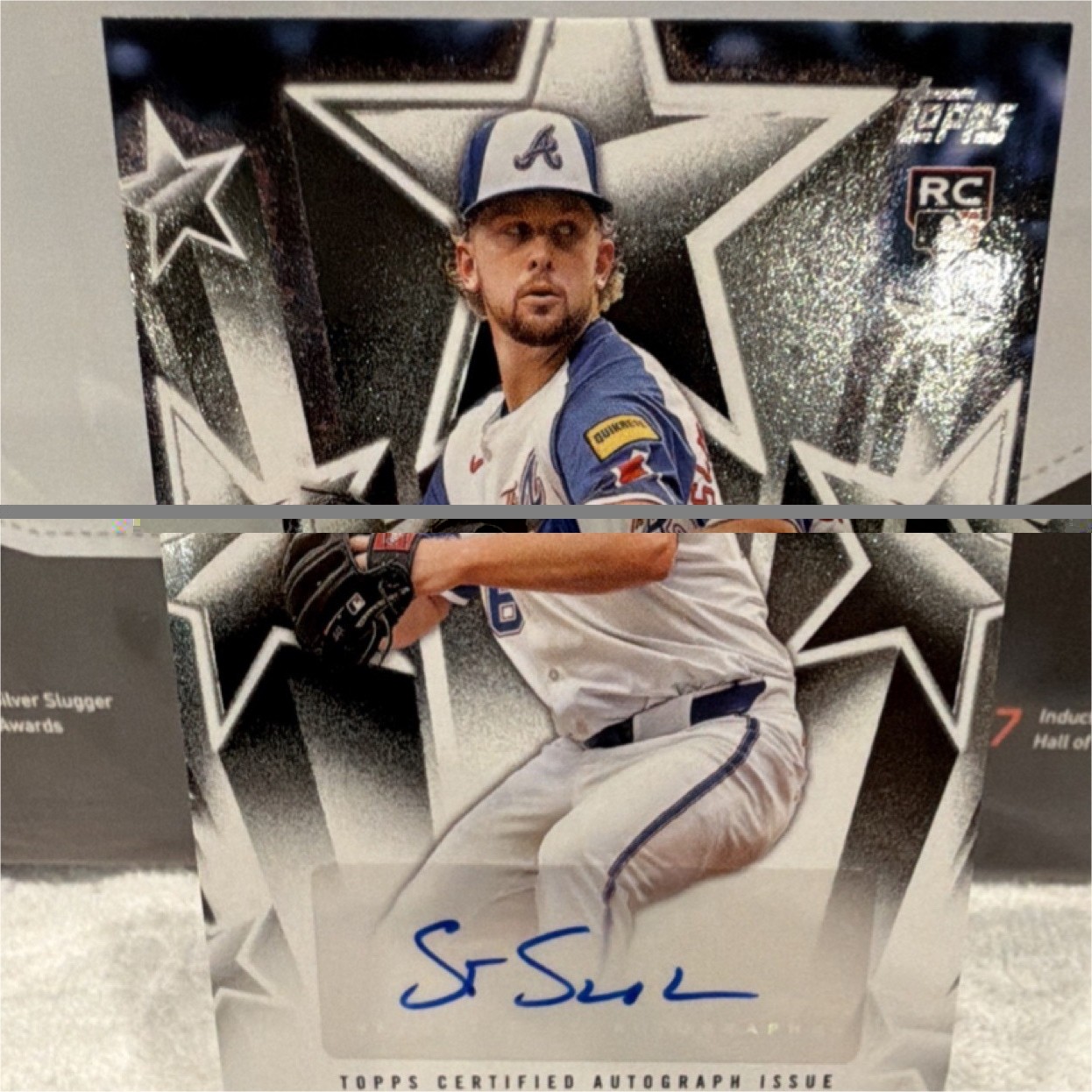 2025 Topps Series 1 Baseball Stars Auto Spencer Schwellenbach RC #BSA-SSC Braves