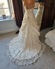 Sassi Holford Silk And Lace Wedding Dress Size 8 UK