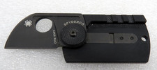 Spyderco Serge Dog Tag S30V Folding Knife 3-1/4" Long Open