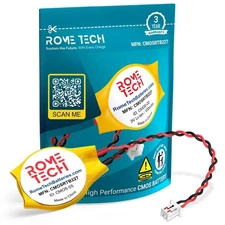 Rome Tech CR2032 CMOS Battery for Dell Precision Vostro Studio Laptops 1 Pack