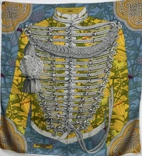 Designer Style, Elegant 90cm, 35inch Square Printed Head Neck Scarf Men Woman