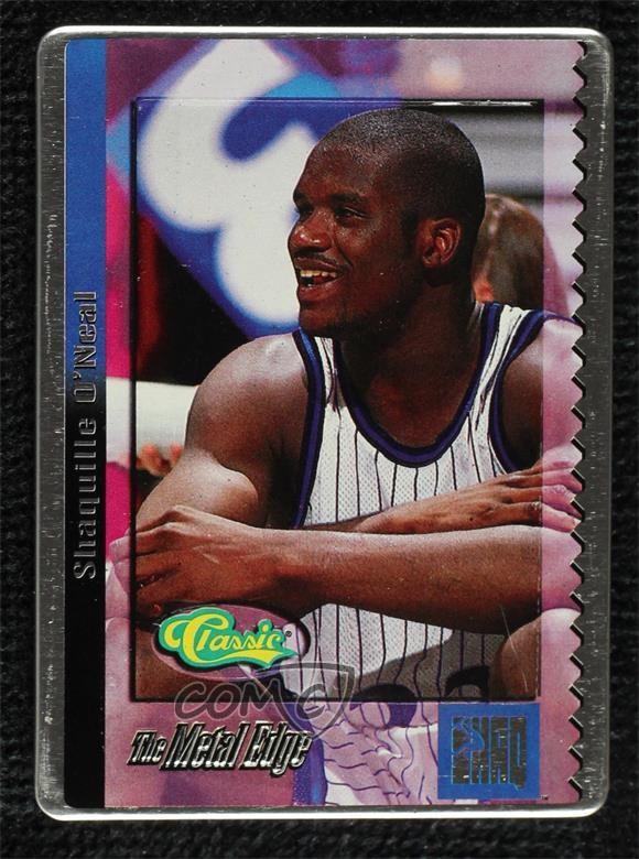 1994 Classic The Metal Edge Shaquille O'Neal #3 HOF a8a