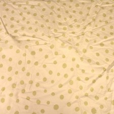 Pottery Barn Kids 100 Cotton Fitted Crib Sheet Green Polka Dot