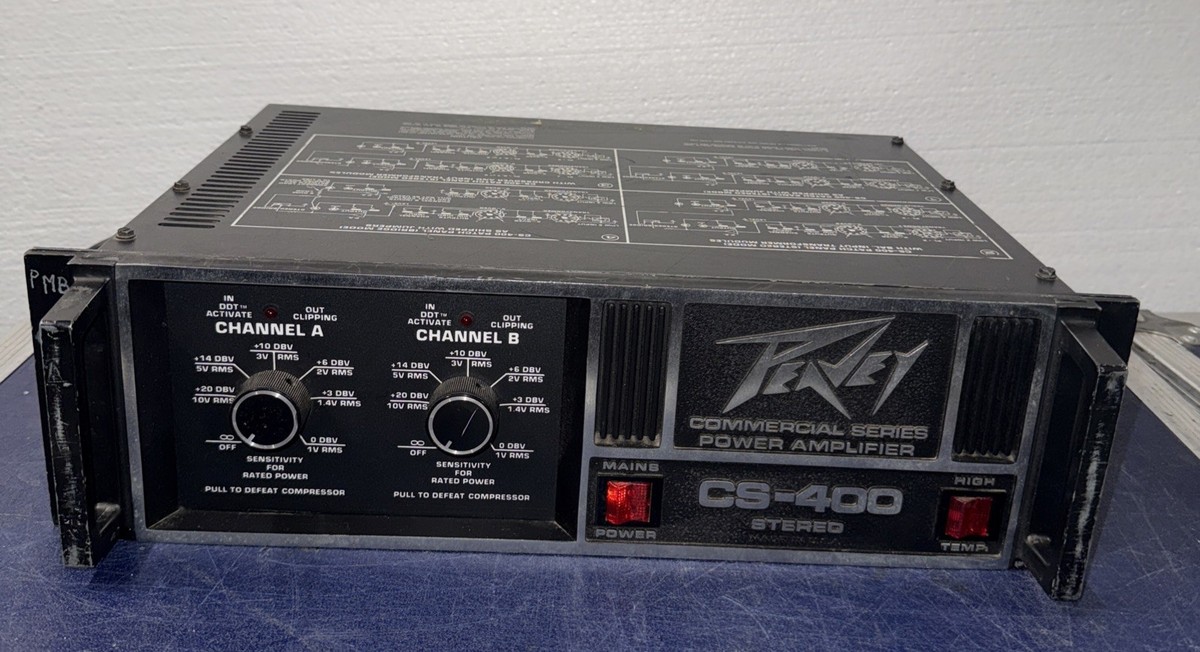 Peavey CS-400 Stereo Commercial Series Power Amplifier | eBay