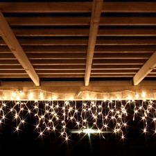 Rideau Lumineux LED de 120 Guirlande Lumineuse Glaçons pour Intérieur et Exté...