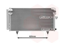 VAN Wezel Kondensator, Klimaanlage FüR Subaru