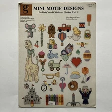 Graphworks Mini Motif Designs for Baby's/Children's Clothes Vol II Cross Stitch
