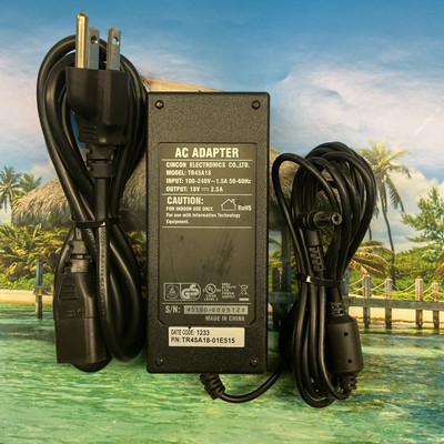 Genuine CINCON AC Power Adapter Supply TR45A18 18V 2.5A TR45A18-01E515