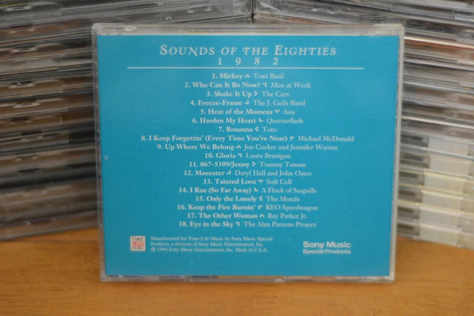 Various Artists CD Sounds of the Eighties 1982 Time Life Pop Rock New Wave 80s Foto 2 de 2