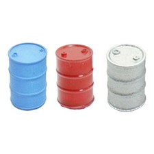 10x fusti di petrolio in scala 1/87 HO Mini barile di petrolio per