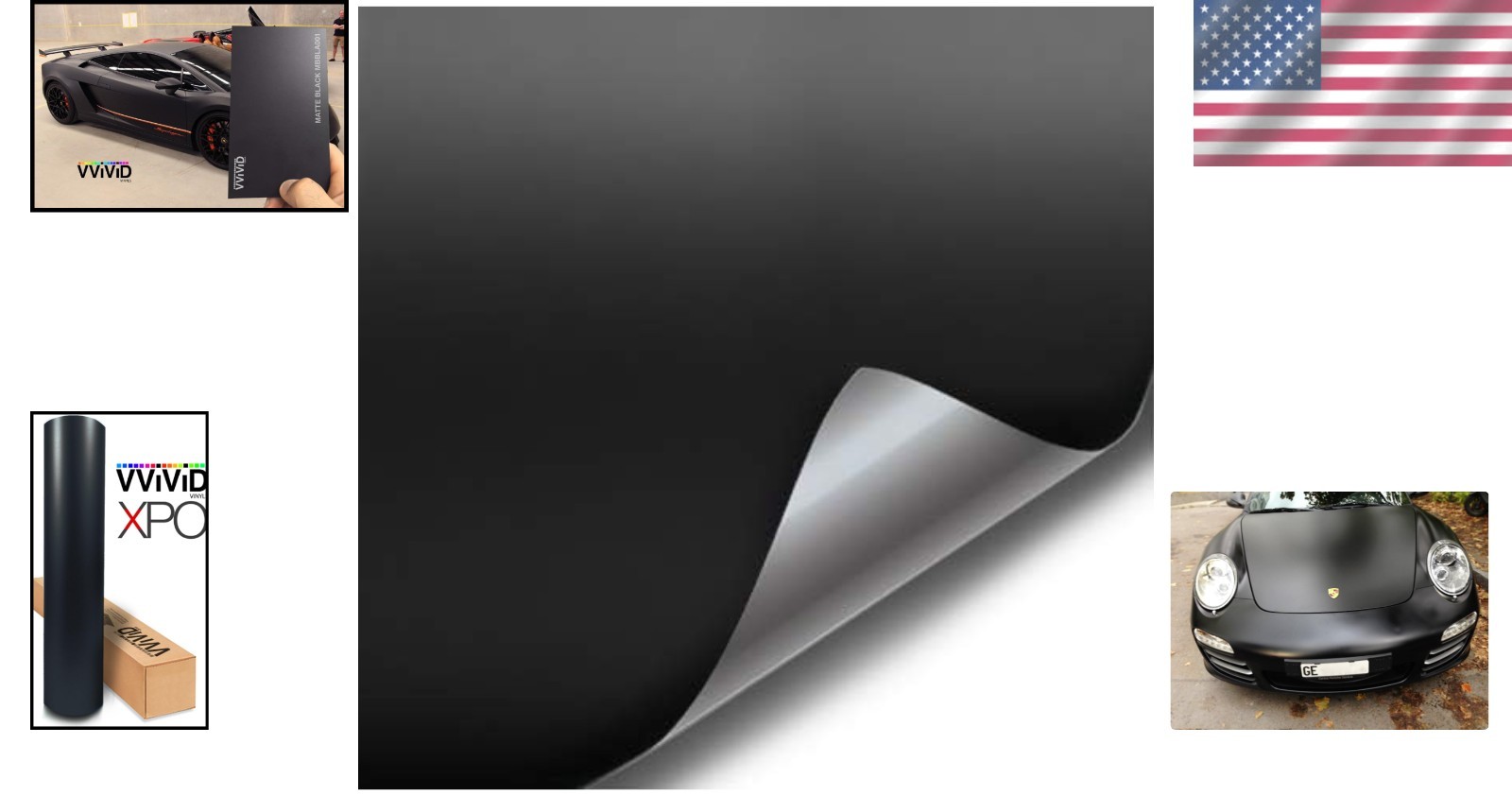 Vinile nero opaco 25 piedi x 5 piedi - decalcomania rilascio aria per amanti del fai da te foto 2