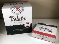 Scentsy VELATA Fun Fondue Licorice Pedestal WARMER & LID * No Forks * Open Box