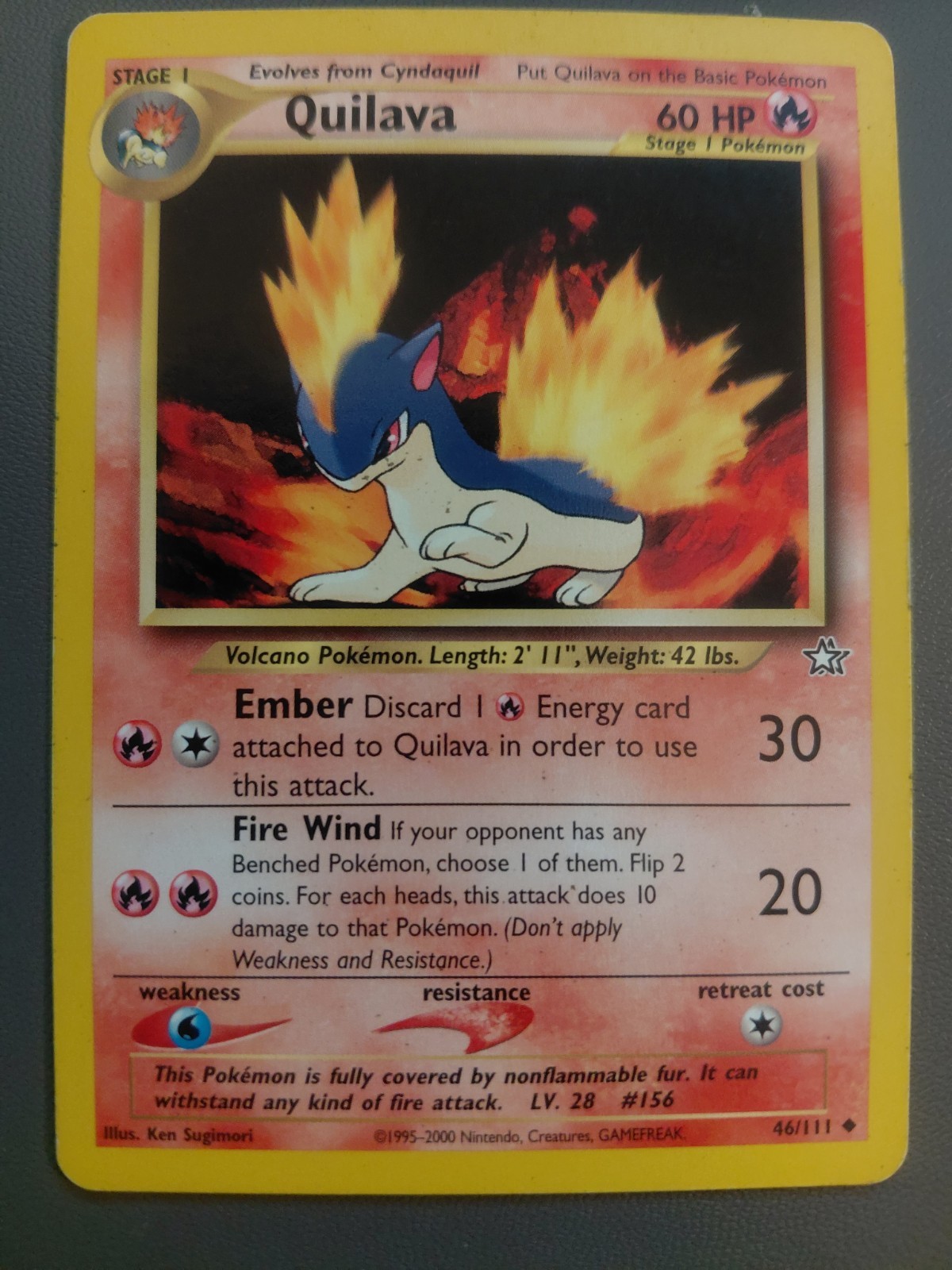 Pokemon Quilava (46) - Neo Genesis 46/111