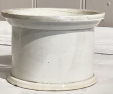 Antique Ironstone Jug White Pottery Choisy Le Roi Ceramic Pitcher French Decor
