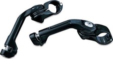Kuryakyn 7575 Tour-Tech Long Arm Cruise Mounts for 1-1/4" Engine Guards, Black