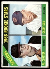 1966 Topps #549 Casey Cox Rookie Washington Senators VGEX 069501
