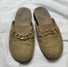 Vionic Georgie Shoes 8.5 Slip On Shoes Tan Suede Mules Clog
