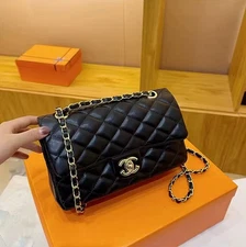 Classic Medium Double Flap Shoulder Bag